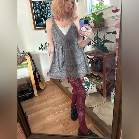 Torrid Grey Lace BabyDoll Slip - Picture 8 of 9